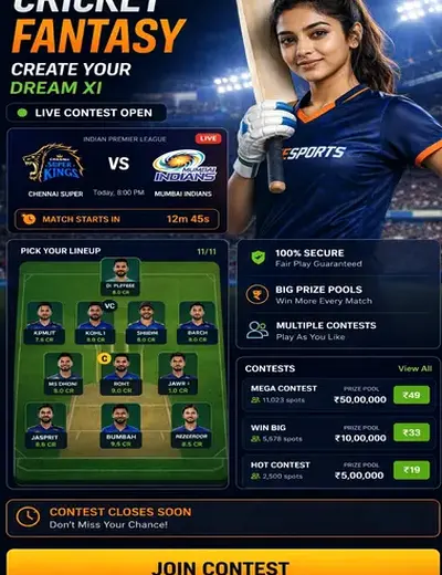 Hero11 (hero11) fantasy cricket & matchday visual 3